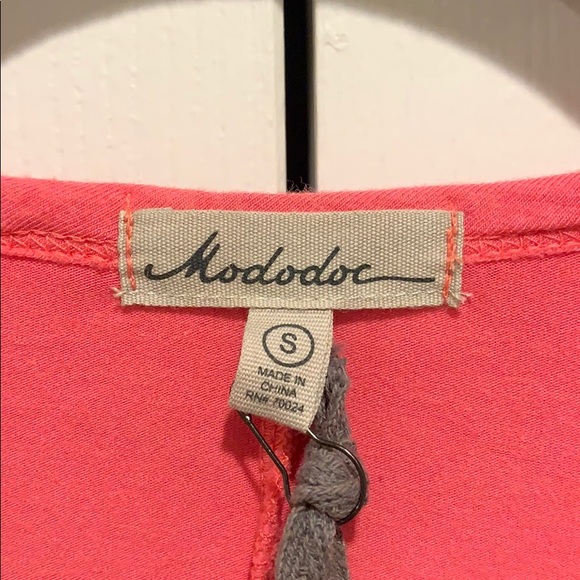 Mod-o-doc Double layer side slit dress New w Tags - Picture 7 of 8